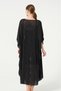 Black Striped Pareo over Swimsuit – Oversize Stylish Beachwear - 5