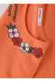 Girls' Orange 'Summer Days' T-Shirt with Floral Print - 4