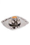 1 Lux Daisy Model Stainless Steel Silver Serving, Tea, Coffee, Refreshment and Presentation Tray - 3