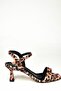 U569519904 Leopard Fabric Low Heeled Women's Shoes - 8