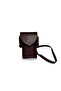 Women's Leather Claret Red Waterproof Phone Wallet Strap Cross Shoulder Bag - 3