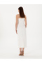 White Slim Fit Woven Dress 50301017 -Vr013 - 4