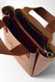 Camel Deri Tote Bag - 3
