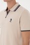 Men's Slim Fit Polo Neck Stone T-Shirt 50298081 -Vr049 - 7