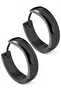 Thin 2.5mm Curved Ring Women Men Steel Earrings Pair 2 Pcs Mse6