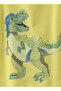 Boys' Lime Green Dinosaur Graphic Cotton T-Shirt - 3
