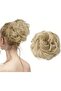 Ashy Blond Luxurious Hair Bun Making Barrette Messy Bun Hair Barrette