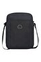 Picpus 2 Compartment Vertical Mini Reporter Bag - Black