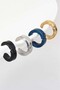 Compression Men's Steel Earrings Thick 6mm No Hole to Ears mse2 - 5