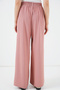Women's Wide-Leg Pleated Pants 6718 - Dusty Rose - 6