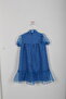 Girl's Bow Detailed Polka Dot Dress - 2