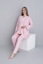Lace Trimmed V-Neck Maternity and Maternity Pajama Set - 7