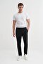 Jogger Seersucker Pants Straight Leg