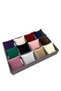Domestic Production Suede Fabric Color Chameleon 34/24 cm Padded Drawer Interior Padded Watch and Jewelry Box