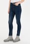 Women's Dark Blue Skinny High Waist Fit Jean Pants 50256761-Dn0023 - 2