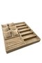 Domestic Production Miami Model Suede Fabric Milk Coffee Color 38 cm / 35 cm Jewelry Display Drawer Stand - 3