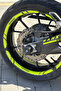 For Yamaha Motor Assembly Neon Yellow Compatible with All Models Rim Strip (12 Pieces) - 2