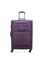 Optimax Lite 78.5cm Softcase 4 Double Wheel Expandable Check-In Luggage Trolley Purple
