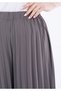Pleated Chiffon Elastic Wide Palazzo Skirt-Pants - 3