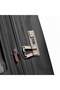 Recycled Clavel 55Cm Expandable 4 Double wheel Cabin Luggage Trolley Black - 6