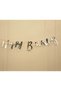 Silver Colored Happy Birthday Handwritten Banner - 2