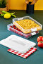 Practical 2 Tiers Storage Container Refrigerator Organizer Multi-Purpose Storage Container - 3