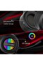 سماعة رأس GOT100 Raven strike للألعاب RGB مع مشغلات 50 مم، PS4/PS5/XBOX ONE/PC، USB+3.5 مم، أسود - 6