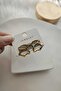 Asymmetrical Baroque Gold Women's Earrings - 2