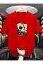 Lucky Cards Printed Crew Neck Short Sleeve T-Shirt