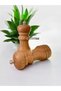 Set of 2 Bamboo Body Complete Wooden Salt Pepper Mill Spice Grinder
