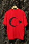 Turkish Flag Printed Crew Neck Tshirt