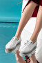 Angers Genuine Leather White Women's Leather Ballerinas - 8