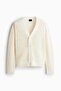 Regular Fit Hole-knit cardigan