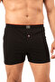 Özkan 0041 Pack of 5 Men's 100% Cotton Ribbed Classic Comfortable Cut Towel Waist Single Jersey Combed Cotton Boxer - 5