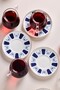 Laleli 12 Piece 6-Person Glass Tea Cup Set with Handles 210 ml - 4