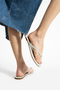 Women's Flip Flops Patent Leather - 4