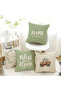 Spring Themed Velvet Throw Pillow Cover Set of 4 43X43 cm Double Side Printing