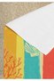 Tropical Starfish Conch Beach Towel – Colorful Summer Pattern - 5