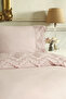 Chole Brodeli 100% Cotton Double Duvet Cover Set Powder - 4