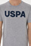Men's Regular Fit Crew Neck Gray Melange Basic T-Shirt 50297988-Vr086 - 6