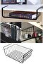 2-Piece Hangable Bathroom Towel Rack Organizer Bathroom Towel Holder Drying Basket Shampoo Holder Hanger - 2