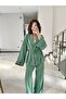 Crinkle Fabric Kimono Set - 5