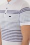 Men's Slim Fit Polo Neck Indigo T-Shirt 50299410-Vr028 - 7