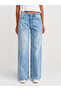 71765 Low Waist Snow Wash Denim Pants-Blue - 4
