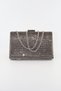 Stone-Embellished Platinum Evening Dress Bag. Evening Dress Bag Platinum. Platinum Evening Dress Bag. Platinum Stone Evening Bag. - 5