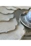 Set of 6 Linen Fabric Embroidered Single-Wrap Coffee Side Cocktail Napkins & Coasters Suitable for Embroidery. - 4