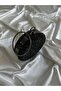 Stone Cylinder Model Wedding Engagement Evening Dress Bag Black - 2