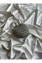 Stoned Heart Model Wedding Engagement Evening Dress Bag Silver - 2