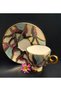 Porcelain Hand Painting Set of 2 Coffee Cups - 2