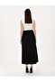 Black A-Line Woven Skirt 50301215 -Vr046 - 4